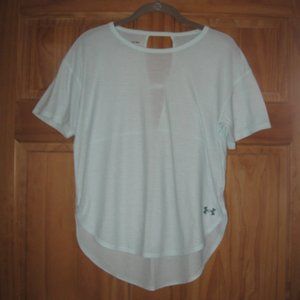 Under Armour Breathe Loose Seaglass Blue Short Sleeve Shirt